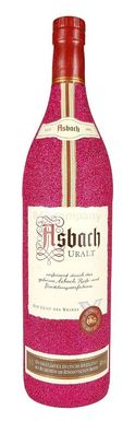 Asbach Uralt Weinbrand 0,7l 700ml (35% Vol) - Bling Bling Glitzerflasche in hot