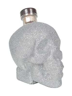 Crystal Head Vodka 0,7l 700ml (40% Vol) Bling Bling Glitzerflasche in silber -[