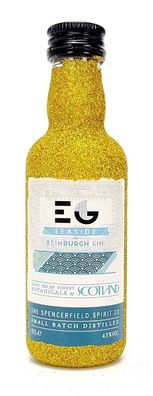 Edinburgh Seaside Gin Mini 50ml (43% Vol) - Bling Bling Glitzer Glitzerflasche