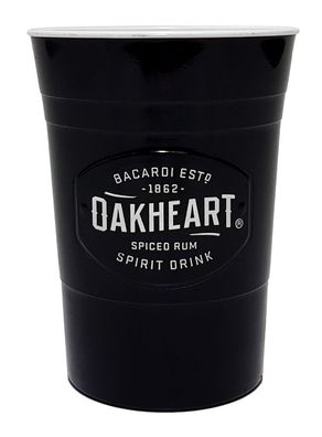 Bacardi Oakheart Becher Plastik Kunststoff Partybecher B Ware Artikel kann klei