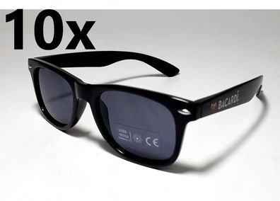 Bacardi Sonnenbrille Nerd Brille UV 400 Schutz - 10er Set