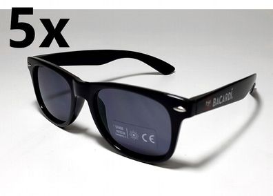 Bacardi Sonnenbrille Nerd Brille UV 400 Schutz - 5er Set