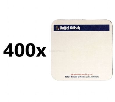 Gaffel Kölsch Bierdeckel / Untersetzer - 400 Stück