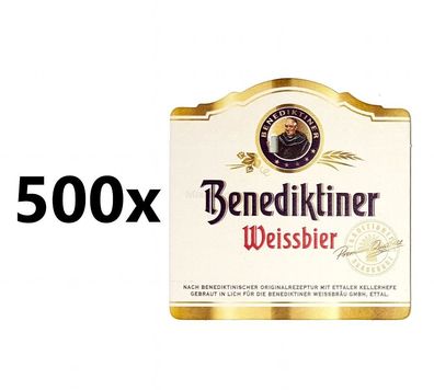 Benediktiner Weissbier Bierdeckel / Untersetzer - 500 Stück
