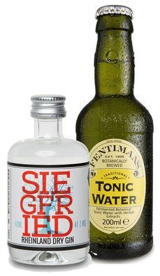 Gin Tonic Probierset - Siegfried Rheinland Dry Gin 4cl (41% Vol) + Fentimans To