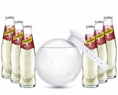 Moscow Mule Set - Kabumm Vodka 0,7l 700ml (40% Vol) + 6x Schweppes Ginger Beer