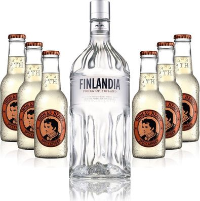 Moscow Mule Set - Finlandia Vodka 1L (40% Vol) + 6x Thomas Henry Spicy Ginger 2