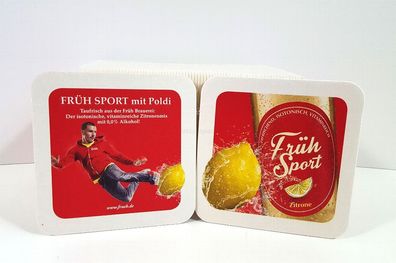 Früh Bierdeckel 75Stk. pro Packung – Podolski Motiv