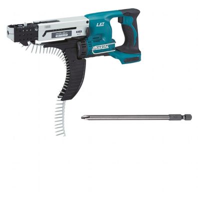 Makita Akku-Magazinschrauber DFR550Z 18V + Bit + Schraubvorsatz, ohne Akku