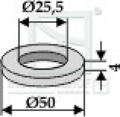 Distanzscheibe 63-AGM-504 passend für Maschio Mulcher