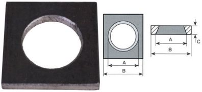 gerade Vorschweißplatten für Frontlader u. Silozinken