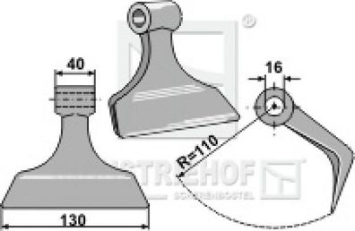 Hammerschlegel passend für Maschio Mulcher 63-RM-87