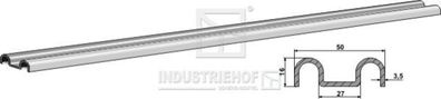 Kratzbodenleiste M-Profil 55X16X1500mm gerade ohne Bohrung für Strautman Streuer