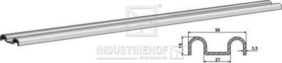 Kratzbodenleisten M-Profil 50 x 16 x 3.5 mm Länge 6800 mm ohne Bohrungen (Meterware)