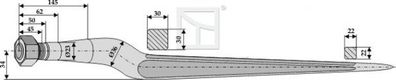 Silozinken / 18603 / Länge 600 mm Gewinde 22 x 1.5 mm (Weidemann)