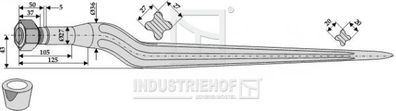 Silozinken / 18811 / Länge 810 mm Gewinde 22 x 1.5 mm (Fella)