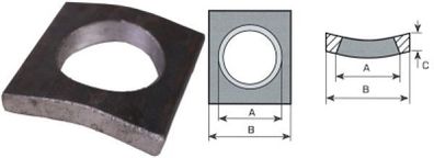 Vorschweißplatten gebogen für Frontlader und Silozinken