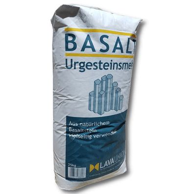 Basalt Urgesteinsmehl 25 kg Bodenaktivator Bodenhilfsstoff Bodenverbesserer