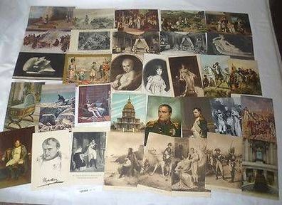 84 interessante alte Ansichtskarten Thema Napoleon um 1900-1930