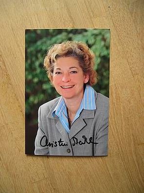Bayern Die Grünen Politikerin Christine Stahl - handsigniertes Autogramm!!!
