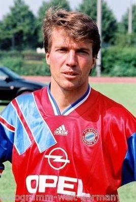 Lothar Mattäus Bayern München 1994-95 seltens Foto + 2