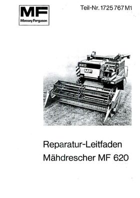 Originaler Reparaturleitfaden Werkstatthandbuch Mähdrescher MasseyFerguson MF 620