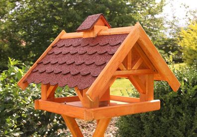 MAXI Vogelhaus Fachwerk aus Holz behandelt Typ 34
