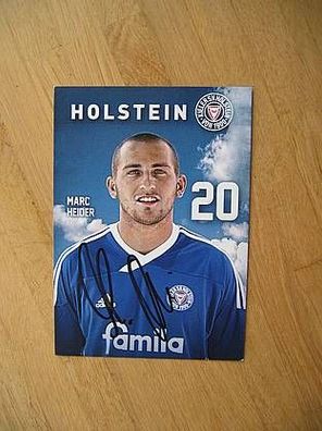 Fussballstar Holstein Kiel - Marc Heider - handsigniertes Autogramm!!!