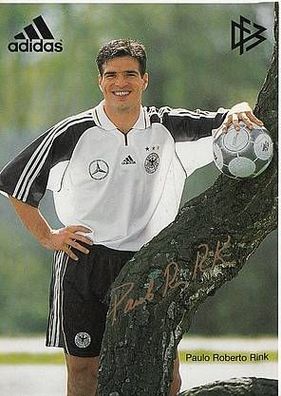 Paulo Roberto Rink DFB Autogrammkarte 5/2000 TOP + A21365