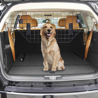 PawHut® Hundeschutzgitter Auto Universal Kofferraumgitter verstellbar Trenngitter