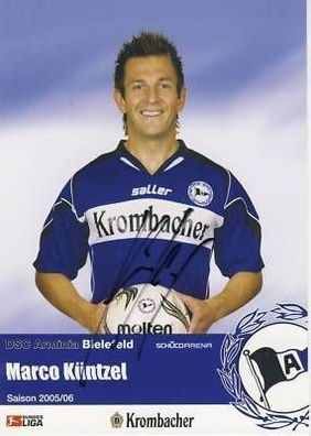 Marco Küntzel Arminia Bielefeld 2005-06 Autogrammkarte + 86604