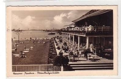51147 Ak Hannover Maschsee Strandbadgaststätte 1941