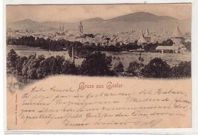 52707 Gruß aus Goslar Totalansicht 1897