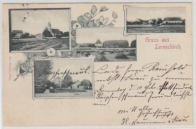 51403 Mehrbild Ak Gruß aus Lorenzkirch 1901