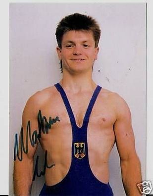 Markus Scherer Europameister 89 Autogrammkarte Orig. Sign + 49782