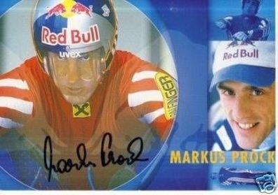 Markus Prock Rodeln Autogrammkarte Original Signiert + 57998