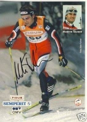 Martin Tauber Ski Langlauf Autogrammkarte Original Signiert + 57942