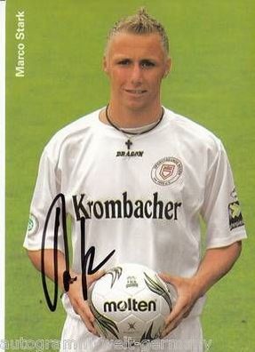 Marco Stark Sportfreunde Siegen 2004/05 Autogrammkarte Orig. Signiert + A 16094
