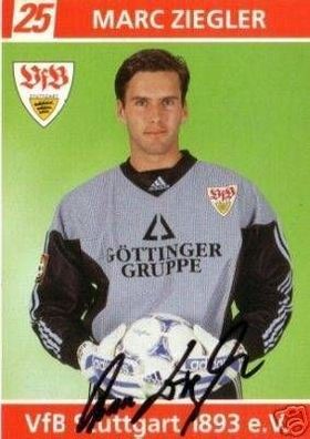 Marc Ziegler VFB Stuttgart 1998-99 Autogrammkarte + 26442
