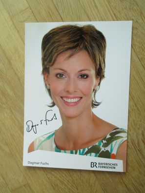 BR Fernsehmoderatorin Dagmar Fuchs - handsigniertes Autogramm!!!