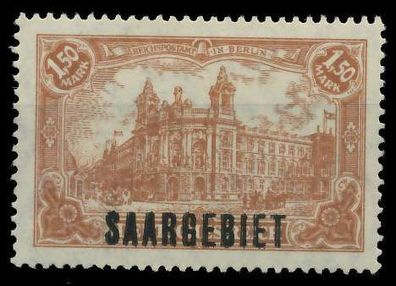 SAAR Germania Nr 42 ungebraucht X88767E
