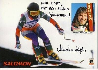 Monika Kogler Autogrammkarte Original Signiert + 95825