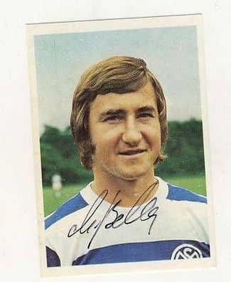 Michael Bella MSV Duisburg Bergmann SB 1974/75 Sign