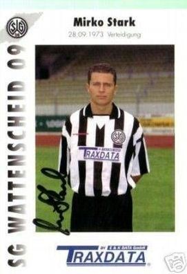 Mirko Stark Wattenscheid 09 1998/99 Autogrammkarte + 35523