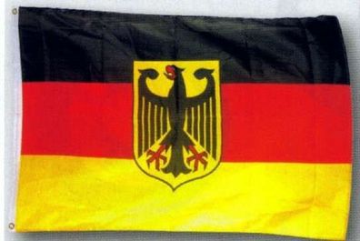 Fahne Flagge Deutschland ADLER XXL 250 x 150 cm zur Fussball EM 2012