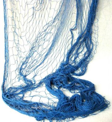 Deko- Kleines Fischernetz- blau 2x 1 m