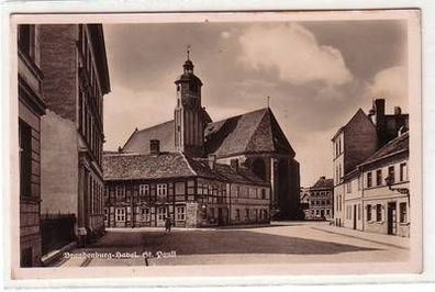 51447 Ak Brandenburg Havel Kirche St. Pauli 1942
