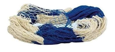 Deko Fischernetz Blau 340 x 340 cm mit Holzschwimmern 