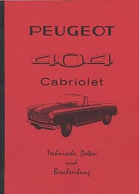 Reparaturanleitung Peugeot 404 mit 1618 ccm, Auto, PKW, Oldtimer, Klassiker