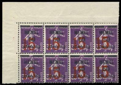 MEMEL 1921 Nr 48 postfrisch SO ECKE-OLI X887886